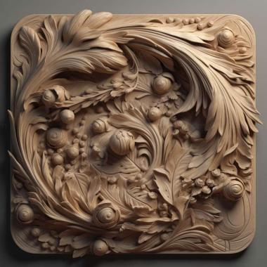 Patterns and decorations stl soft 4 3d model
